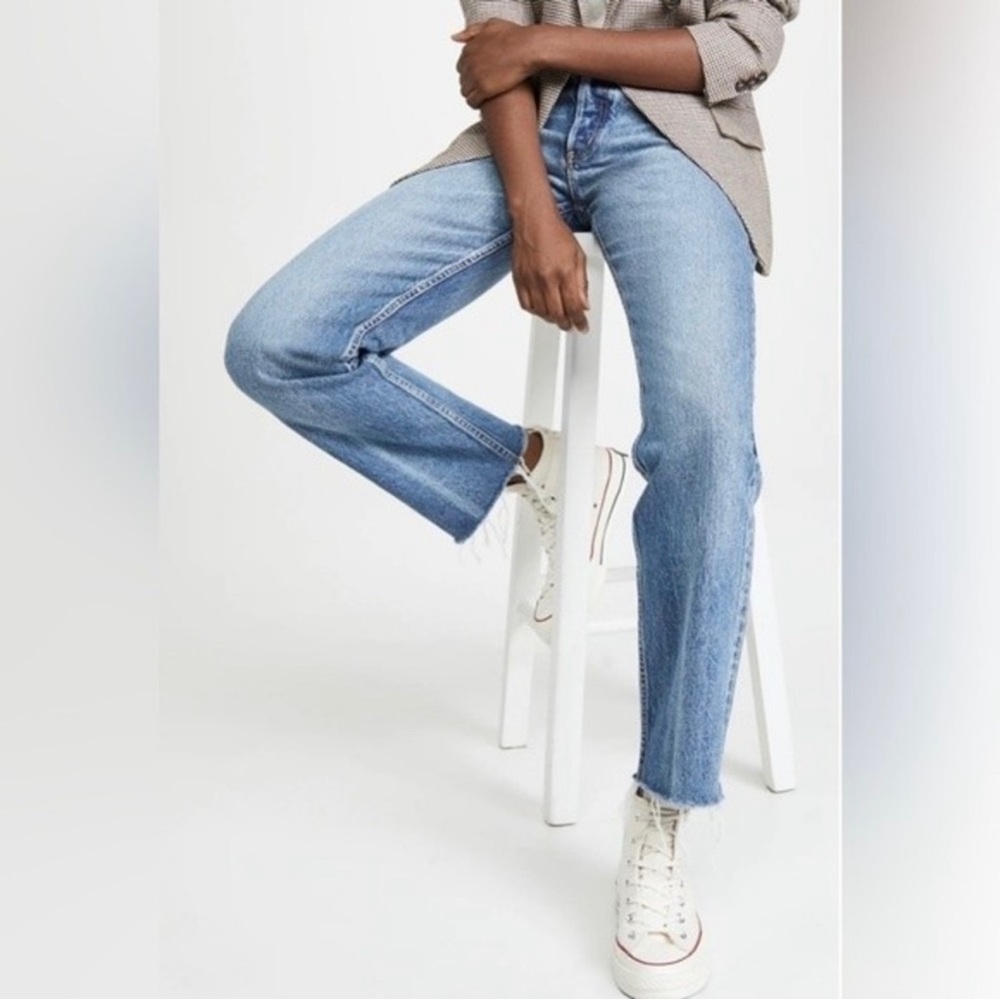 Moussy High Rise Blue Jeans